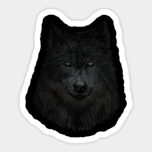 Black Wolf Sticker